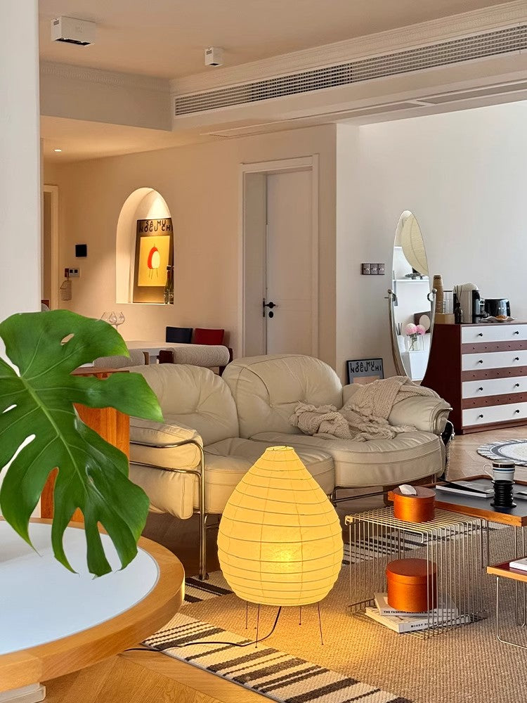 Washi Paper Lantern Floor Lamp