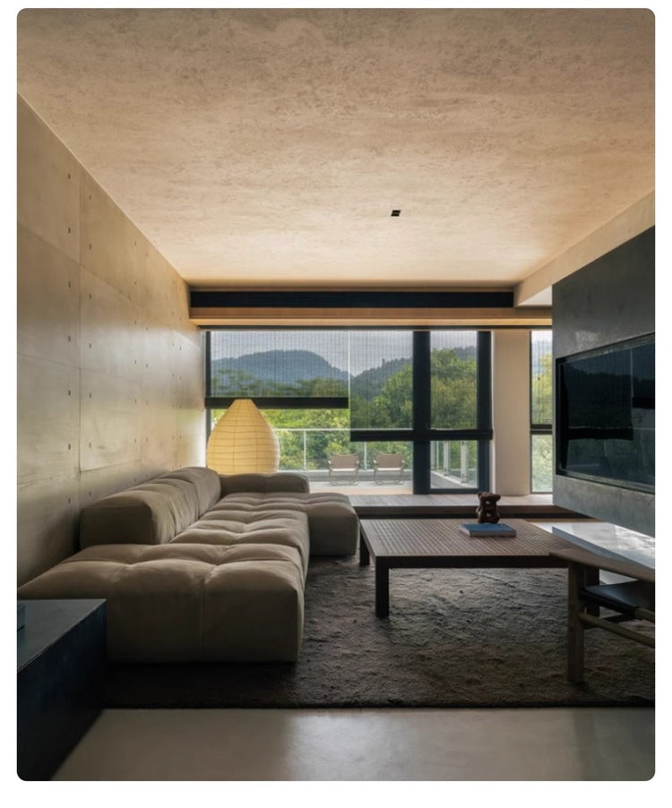 Washi Paper Lantern Floor Lamp