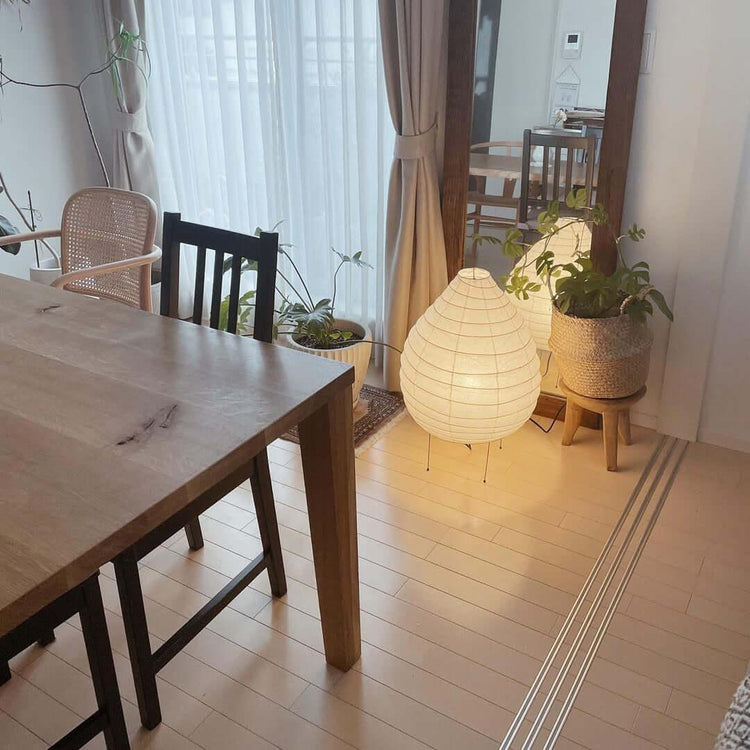 Washi Paper Lantern Table Lamp
