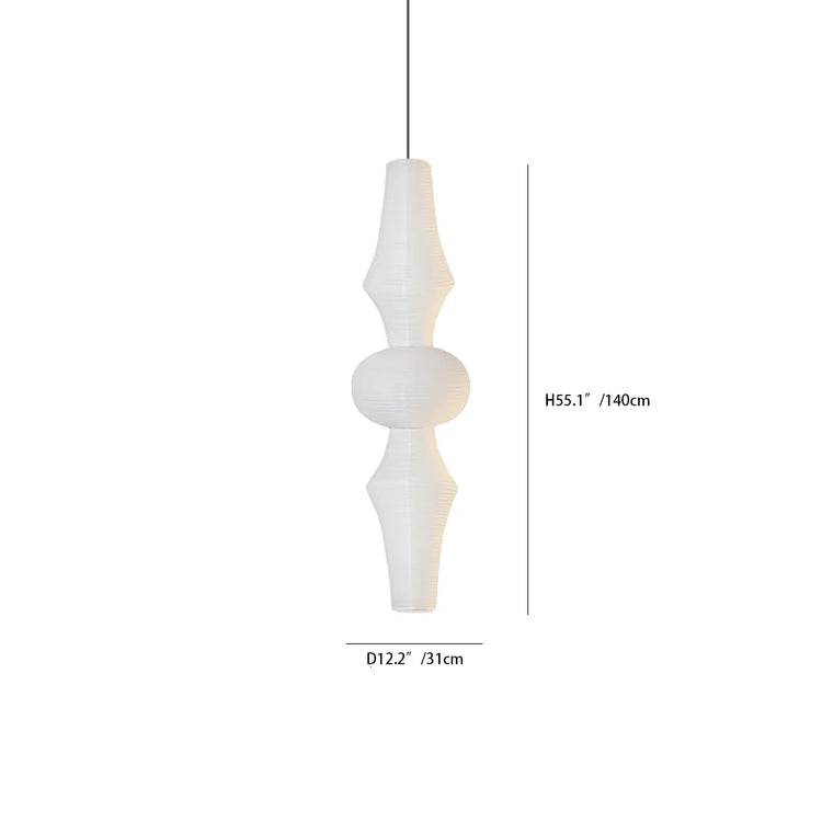 Washi Paper E Pendant Light