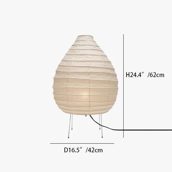 Washi Paper Lantern Table Lamp