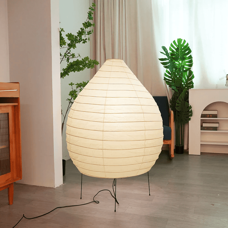 Washi Paper Lantern Floor Lamp