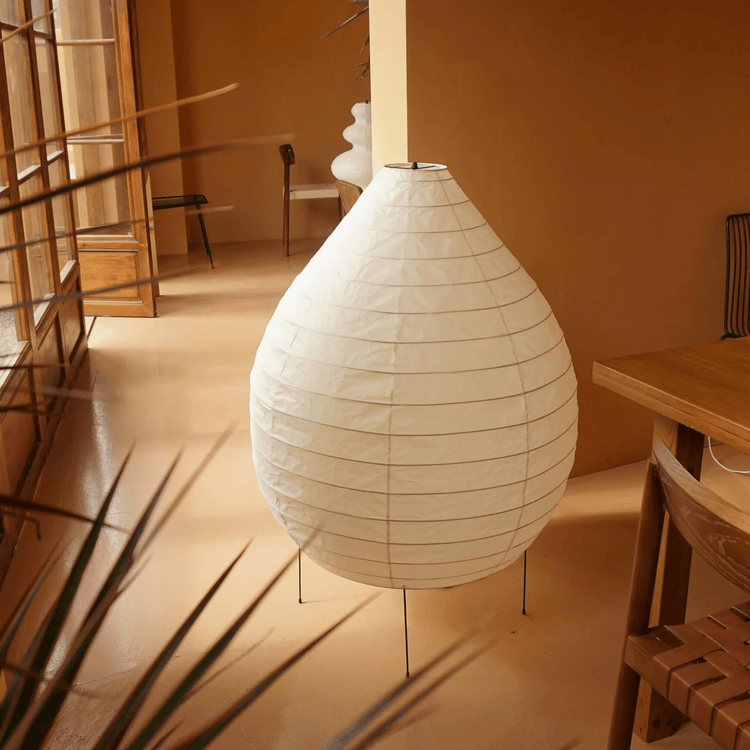Washi Paper Lantern Floor Lamp