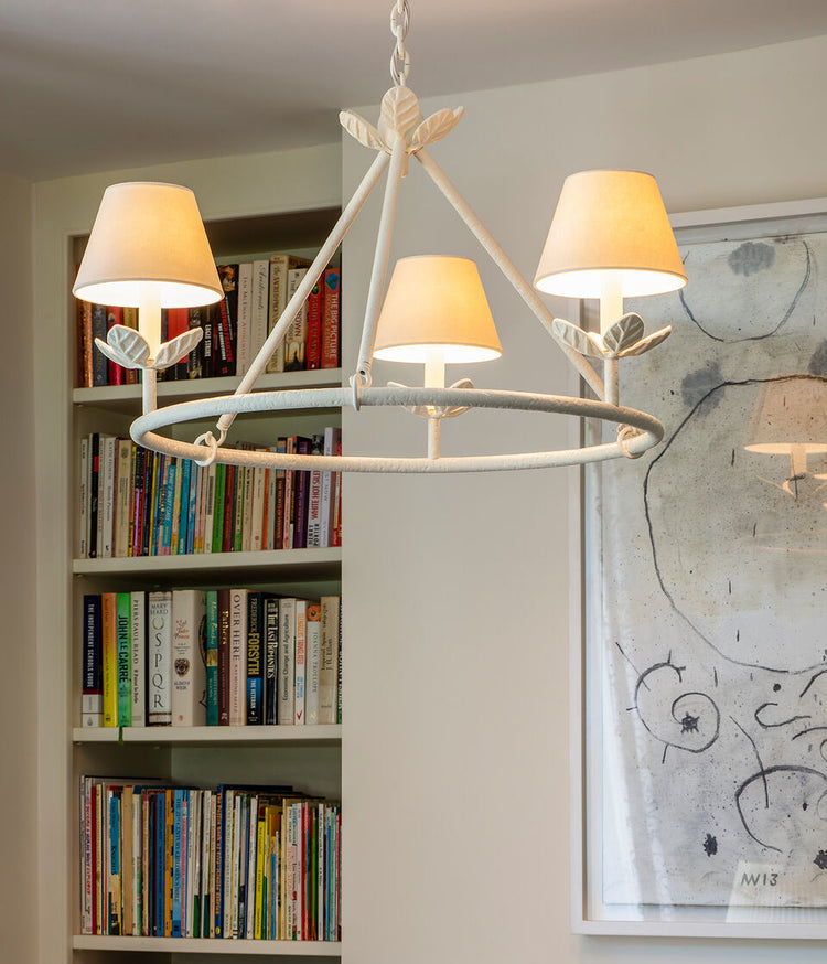 Montferrat Leaf Chandelier 3 Light