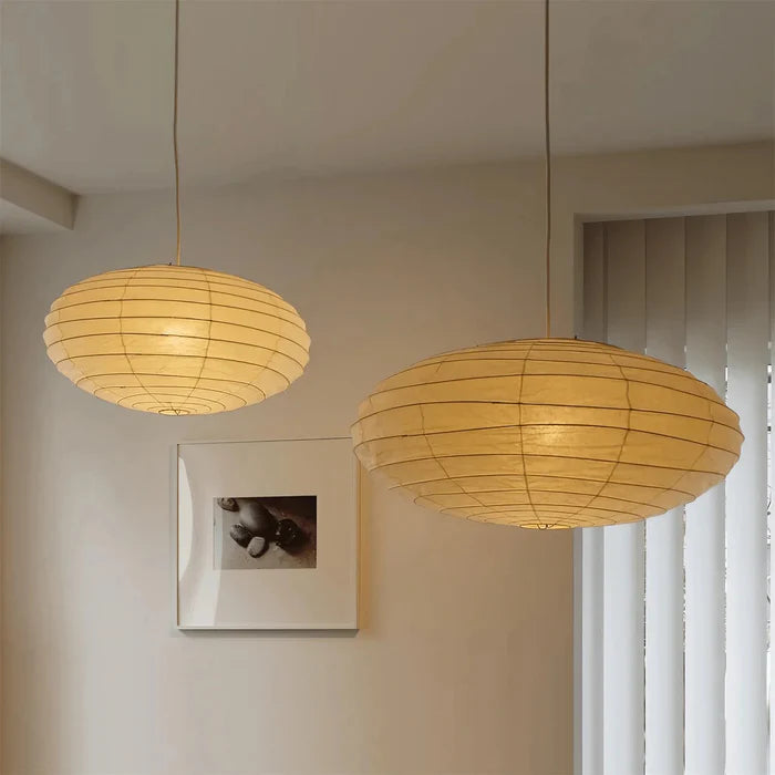 Wabi-Sabi Round Silk 50EN Pendant Light
