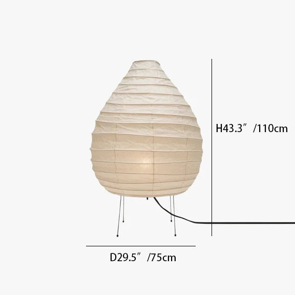 Washi Paper Lantern Table Lamp