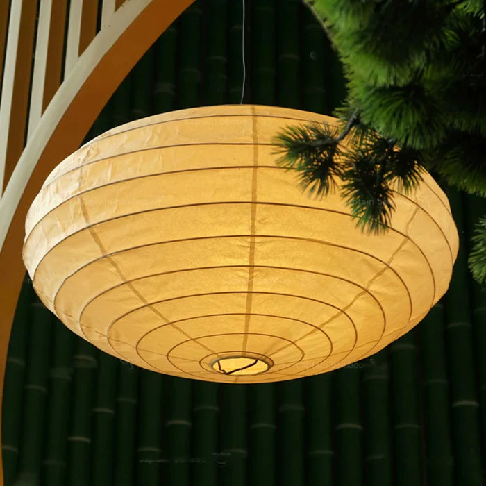 Wabi-Sabi Round Silk 50EN Pendant Light