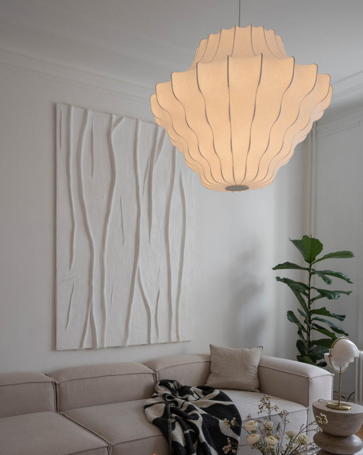 WOMO Japandi Silk Pendant Light