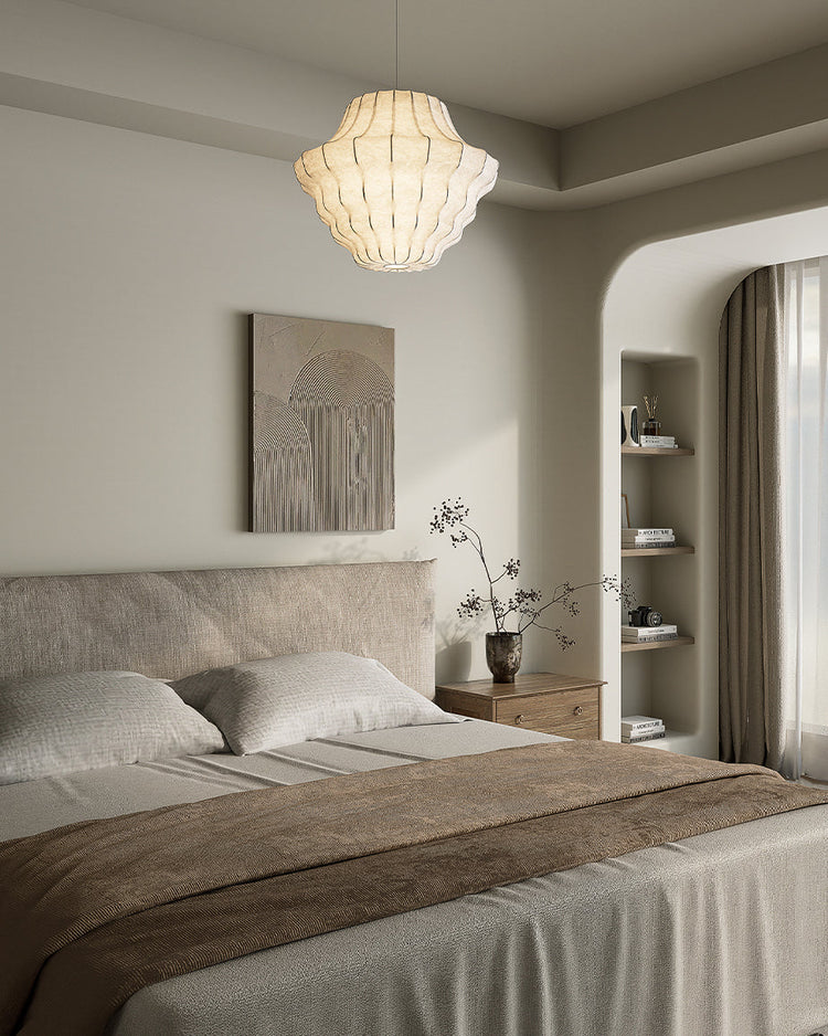 WOMO Japandi Silk Pendant Light