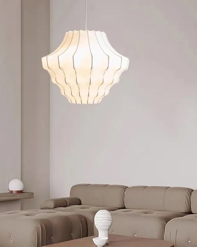WOMO Japandi Silk Pendant Light