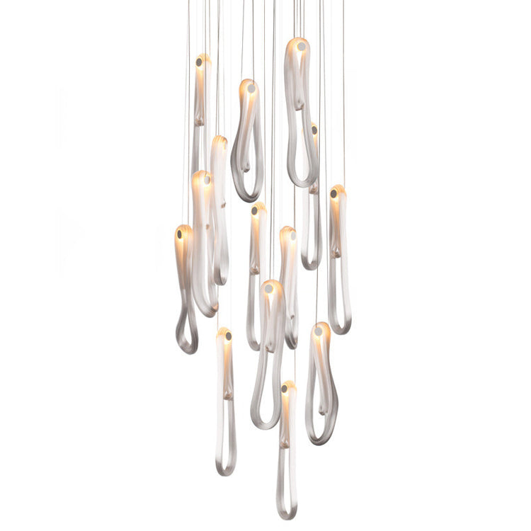 Folding Microfilaments Pendants light