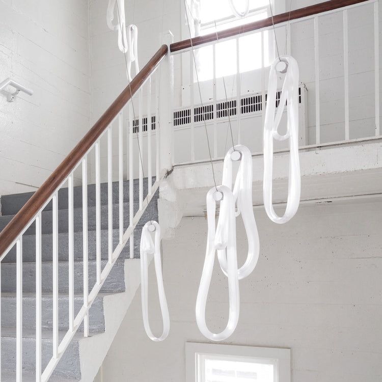 Folding Microfilaments Pendants light