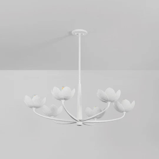 Arcata 6-Light Chandelier Gesso White
