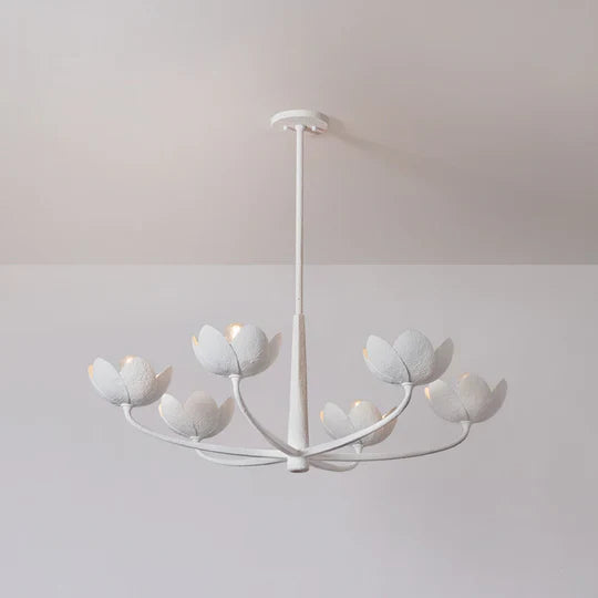 Arcata 6-Light Chandelier Gesso White