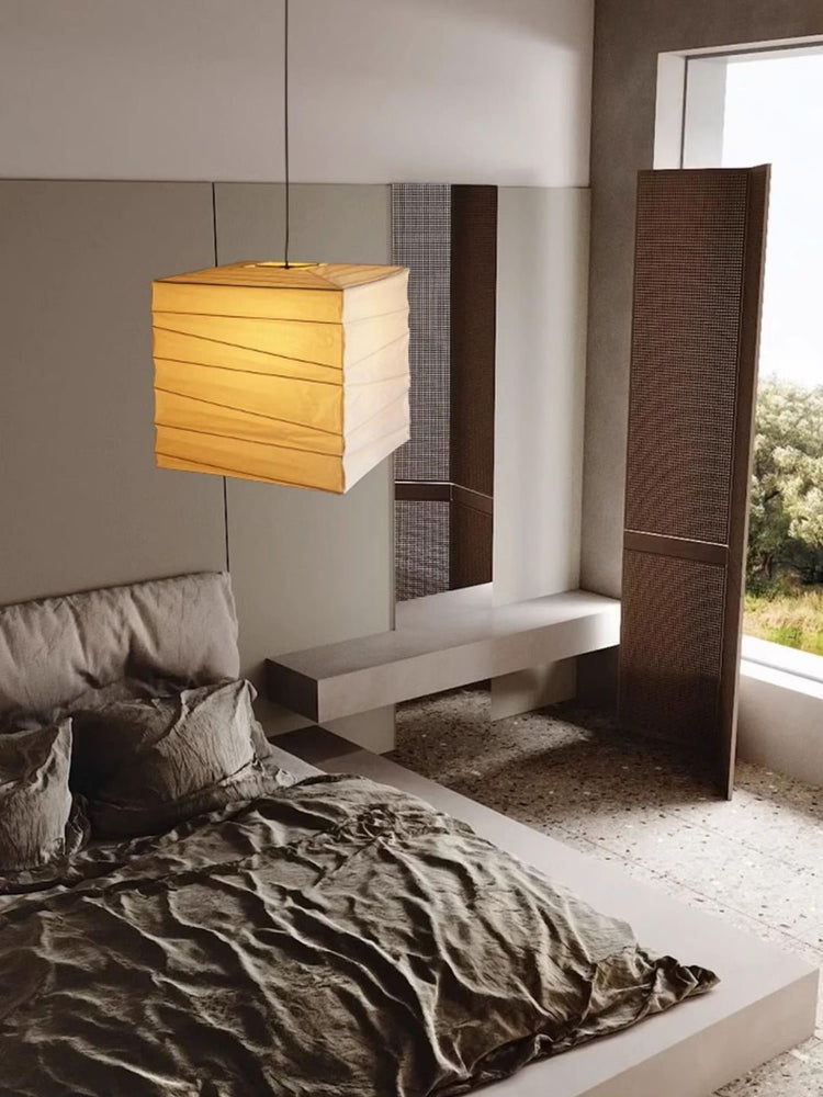 Ayla Paper Cube Pendant Lamp