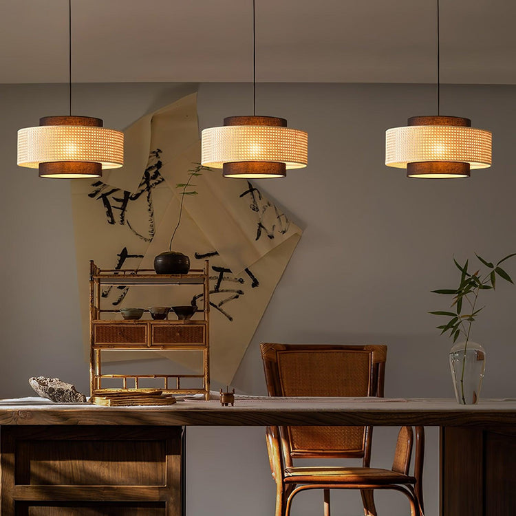 Drum Shade Pendant Light