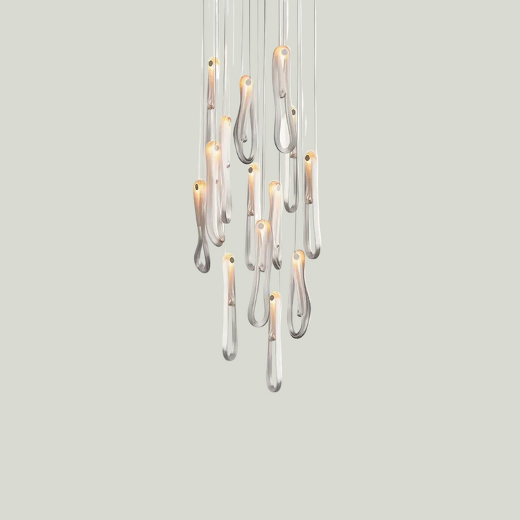 Folding Microfilaments Pendants light