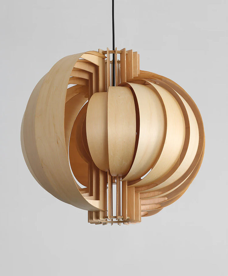 Harajuku Wooden Lantern Pendant Lamp