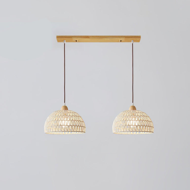 Rattan Arch Pendant Lamp