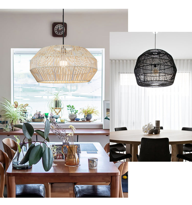 Sora Rattan Pendant Light