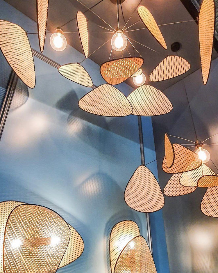 Screen Cannage Pendant Swag Light