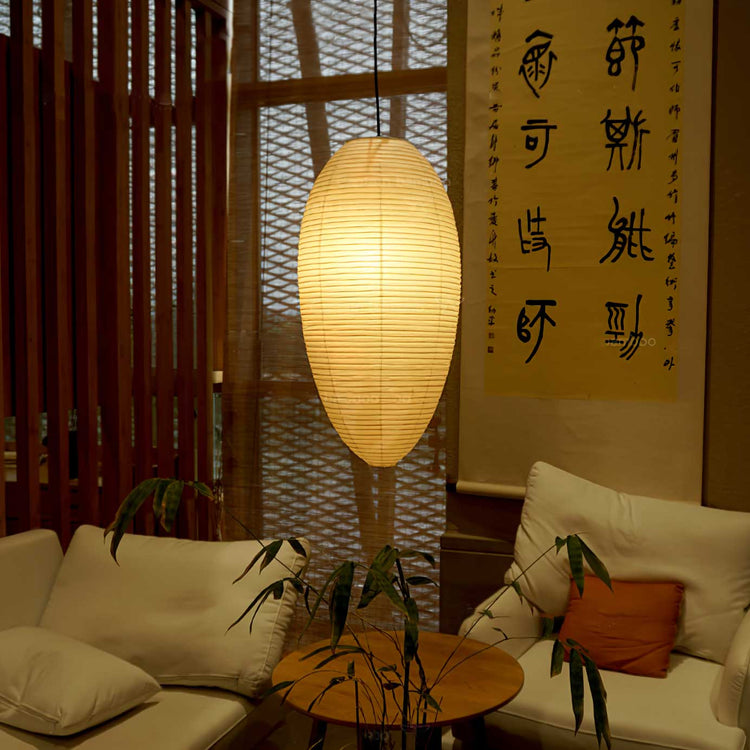 Washi Paper Chestnut Pendant Lamp