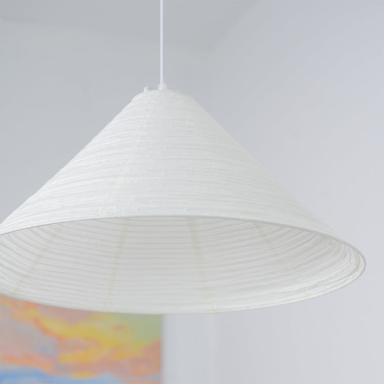 Washi Paper Pyramid Pendant Lamp