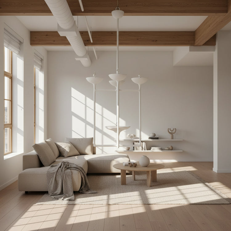 Bespoke Five-Arm Montague Plaster Fixture