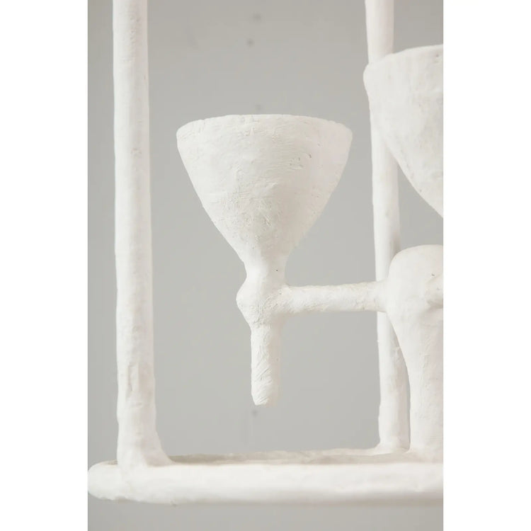 Bespoke Plaster Alard Three-Light Fixture