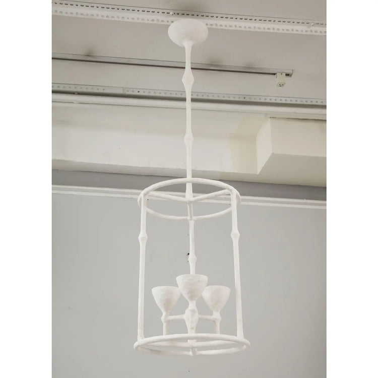 Bespoke Plaster Alard Three-Light Fixture