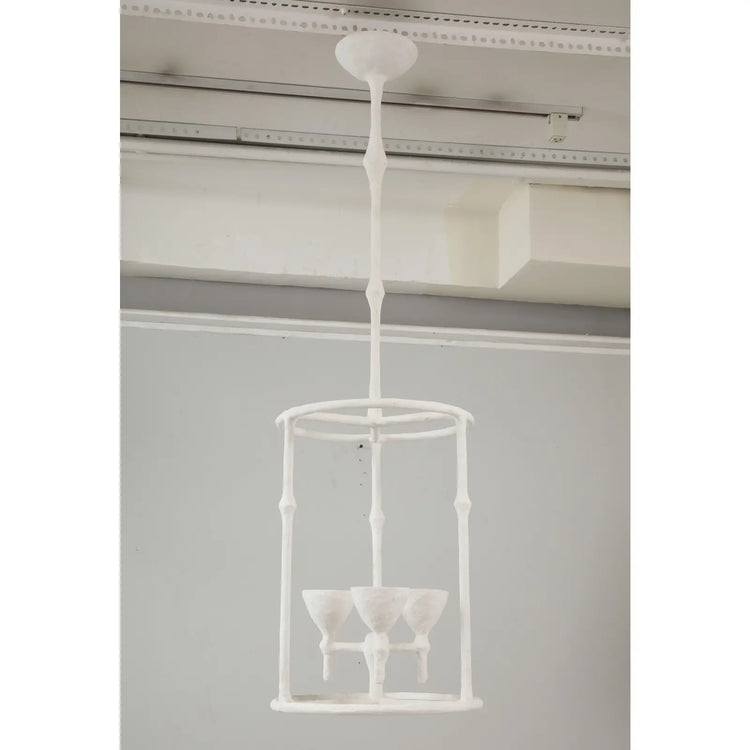 Bespoke Plaster Alard Three-Light Fixture