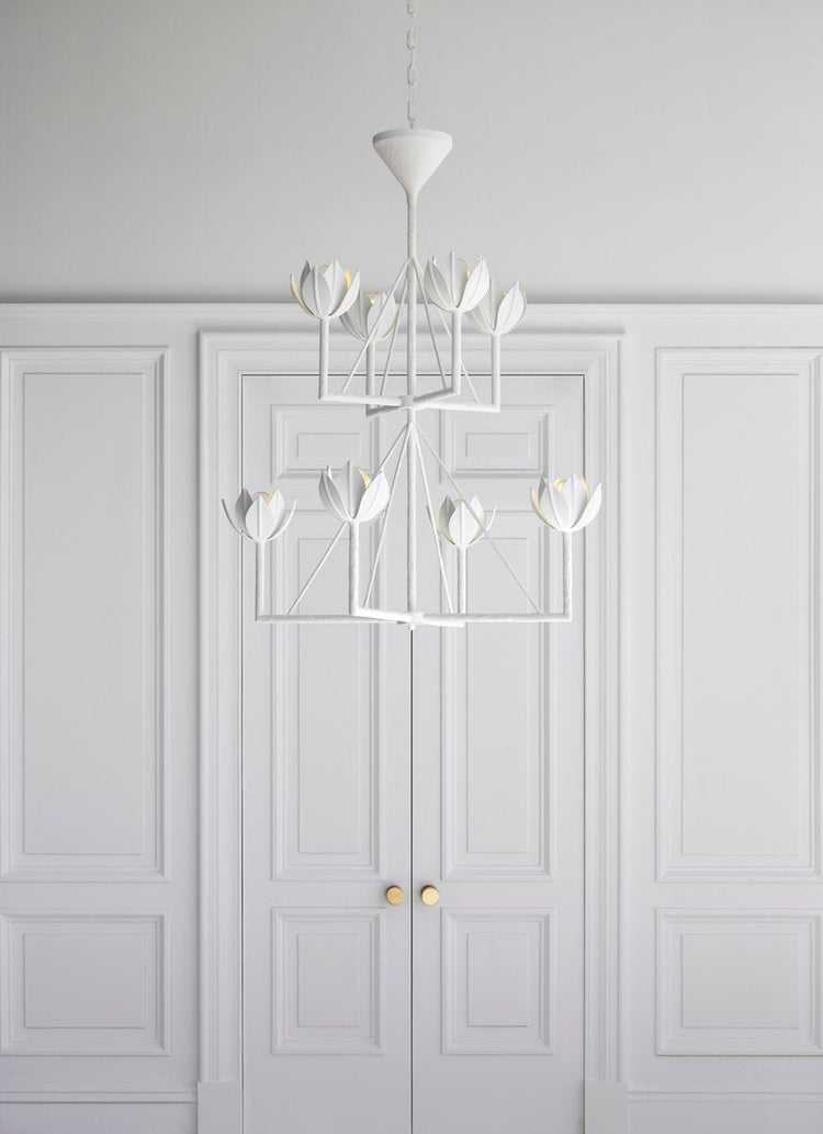 Alberto Medium Two-Tier Chandelier
