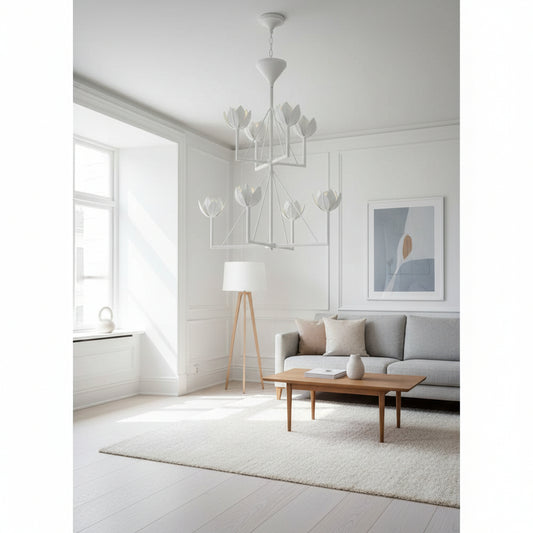 Alberto Medium Two-Tier Chandelier