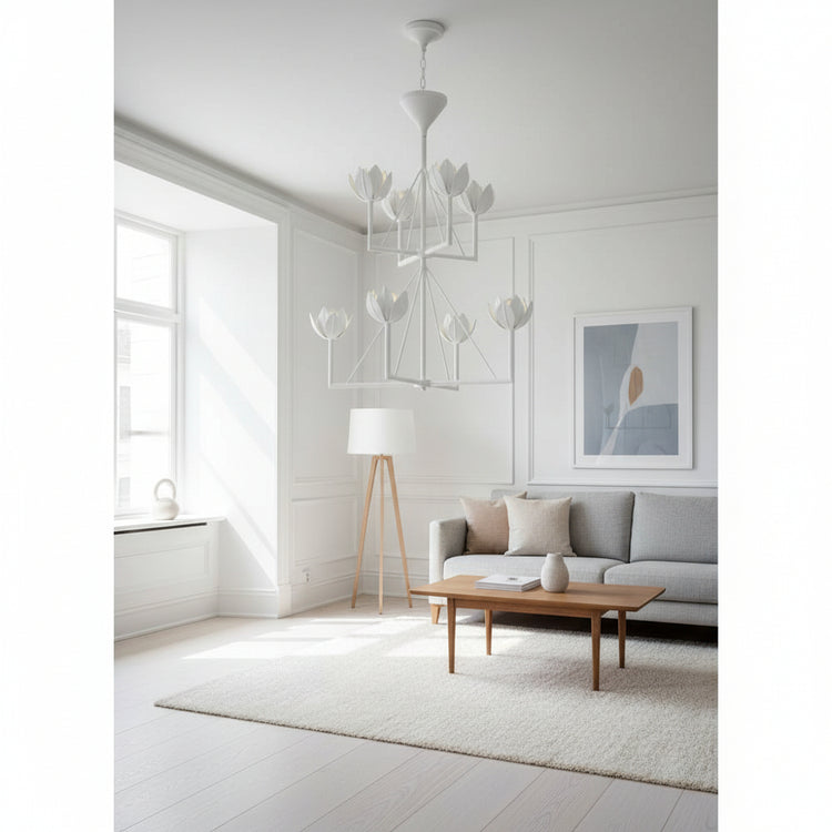 Alberto Medium Two-Tier Chandelier