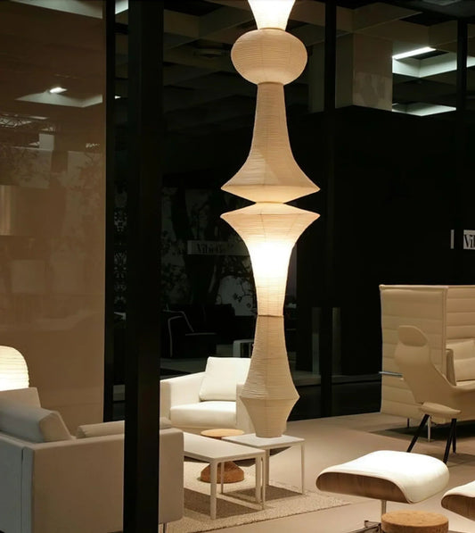 A Giant Sculptor of Light: Command Your Space with the Washi Paper E Pendant Light