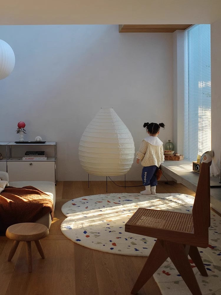 Washi Paper Lantern Floor Lamp