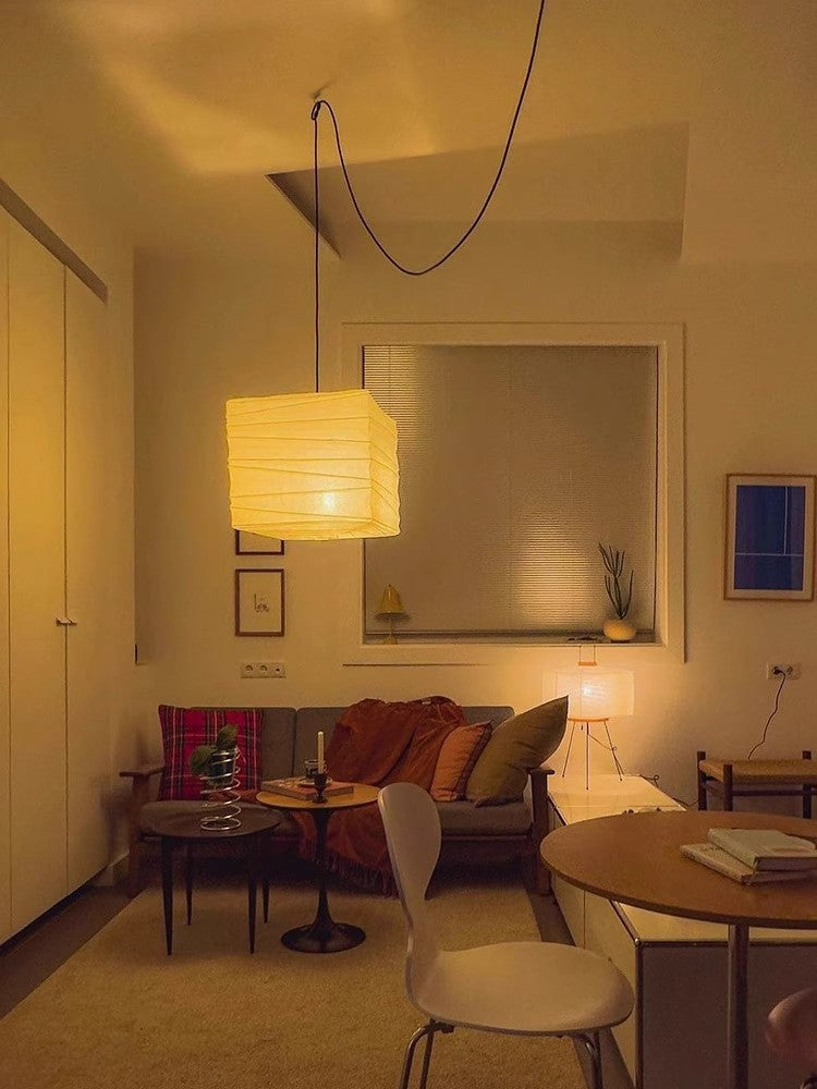 Ayla Paper Cube Pendant Lamp