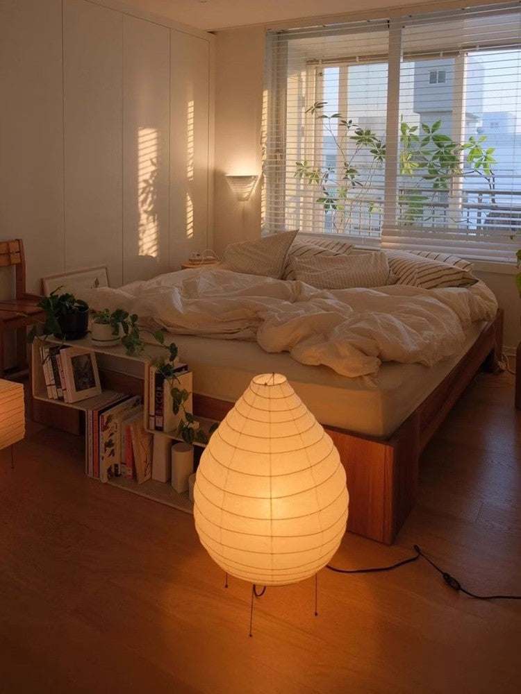 Washi Paper Lantern Floor Lamp