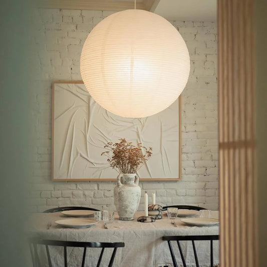 Akari 45A Washi Paper Round Series Pendant Lamp