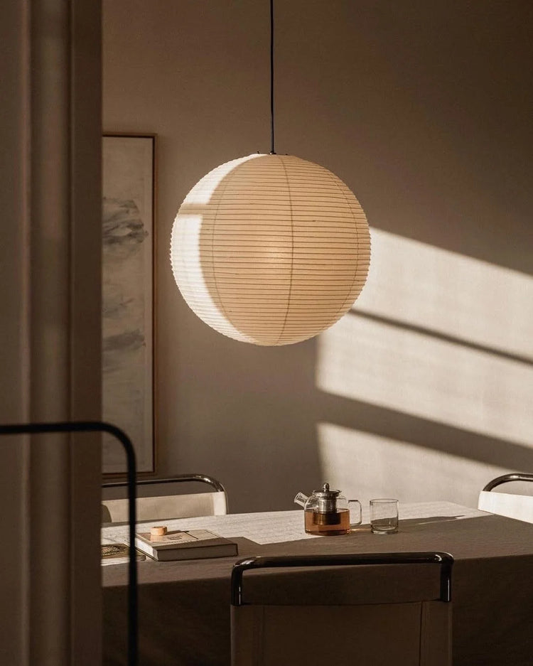 Akari 45A Washi Paper Round Series Pendant Lamp