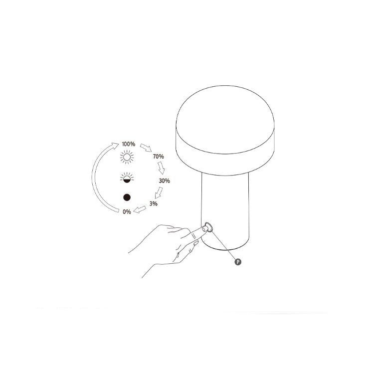 Bellhop table lamp