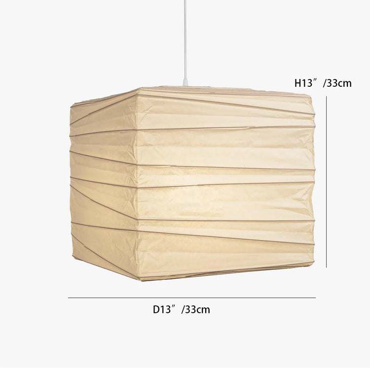 Ayla Paper Cube Pendant Lamp