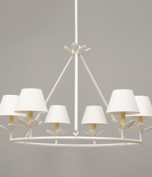 Montferrat Leaf Chandelier 6 Light
