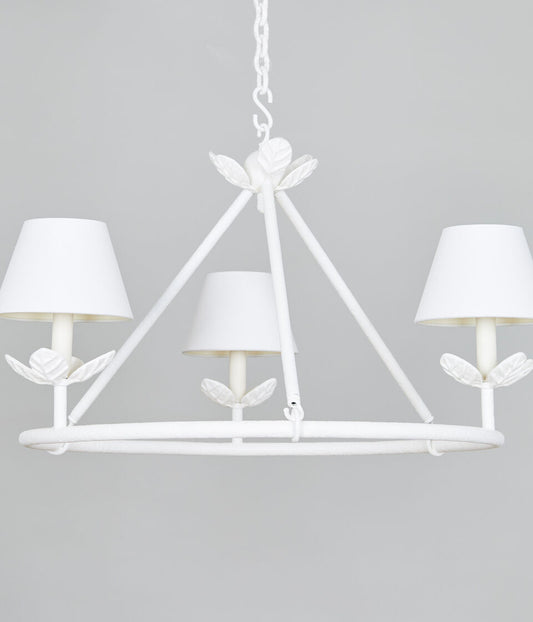 Montferrat Leaf Chandelier 3 Light