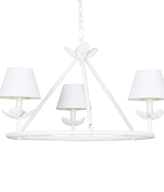 Montferrat Leaf Chandelier 3 Light