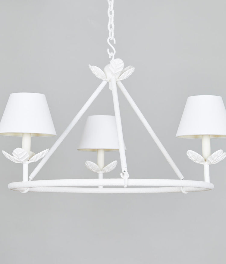 Montferrat Leaf Chandelier 3 Light