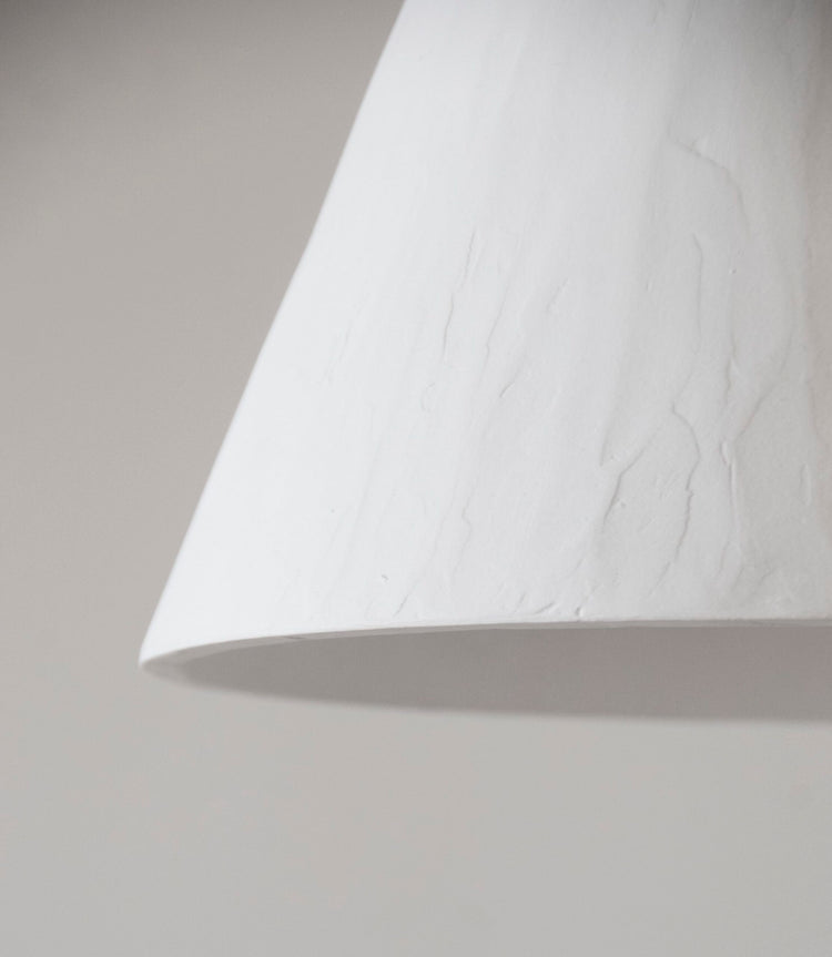 PLASTER CONE HANGING LIGHT