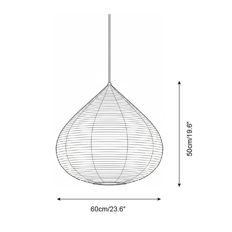 Akari K5 Chestnut Pendant Lamp