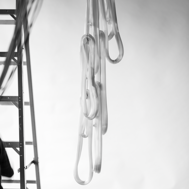 Folding Microfilaments Pendants light