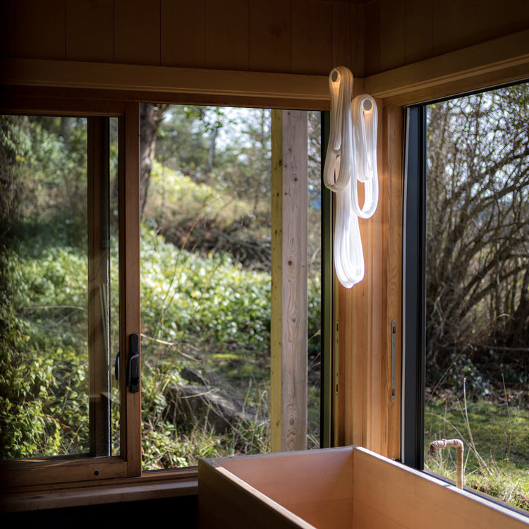 Folding Microfilaments Pendants light